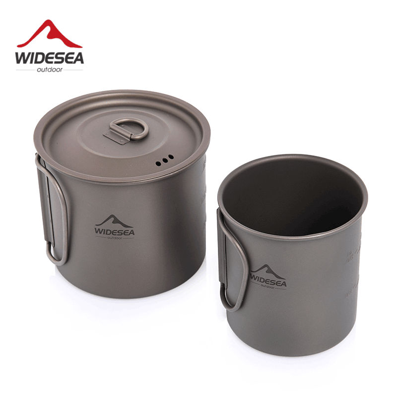 Camping Cooking Bundle - Widesea Camping Mug Titanium Cup Tourist