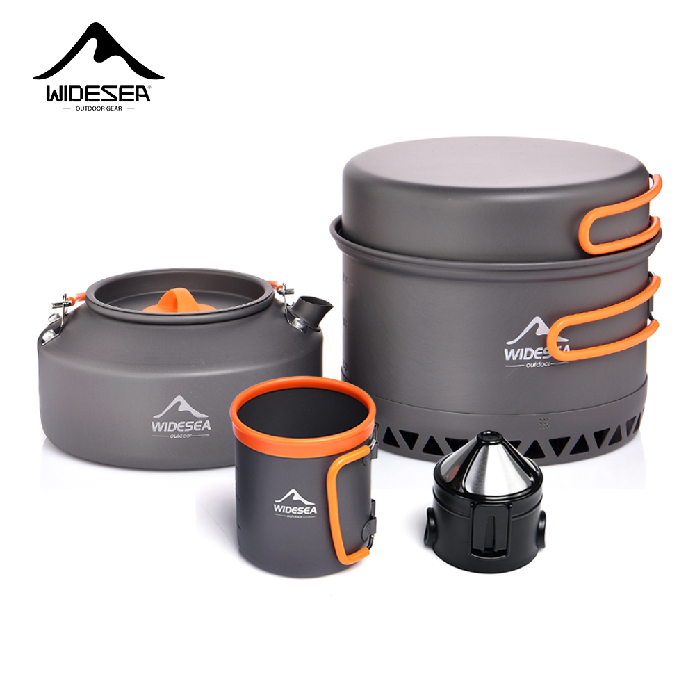Camping Cooking Kits - Camping Tableware Outdoor Cookware Set Pots