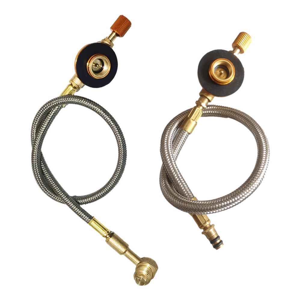 Camping Cooking Device - Outdoor Gas Stove Pipe Valve Stainless