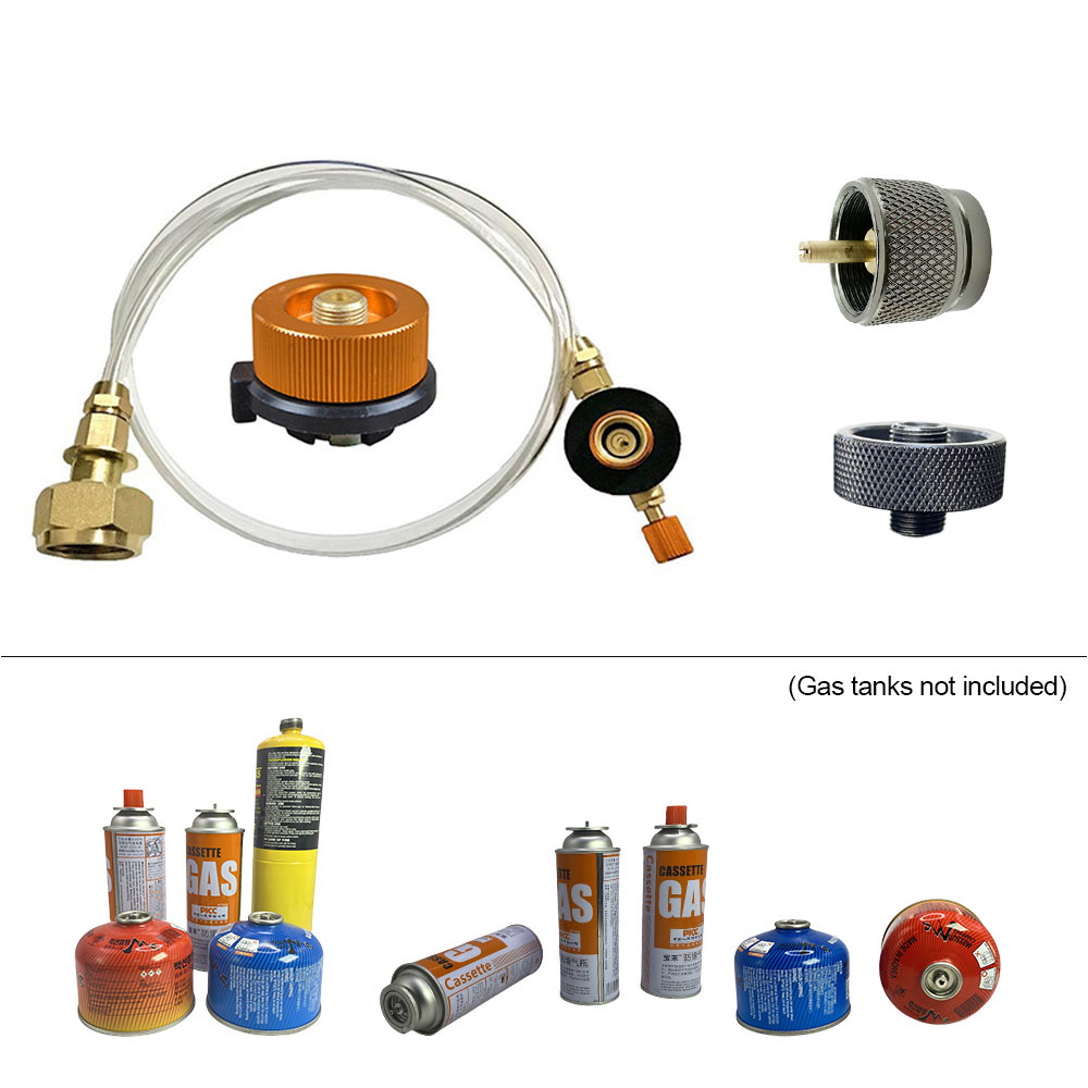 Camping Cooking Device - Outdoor Gas Stove Gas Refill Adapter