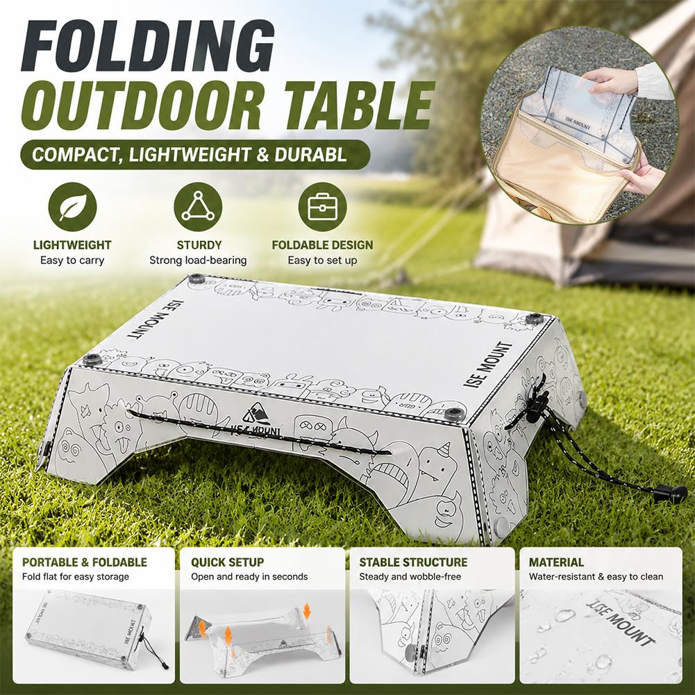Camping Cooking Table - Portable Multi Folding Camping Table PP