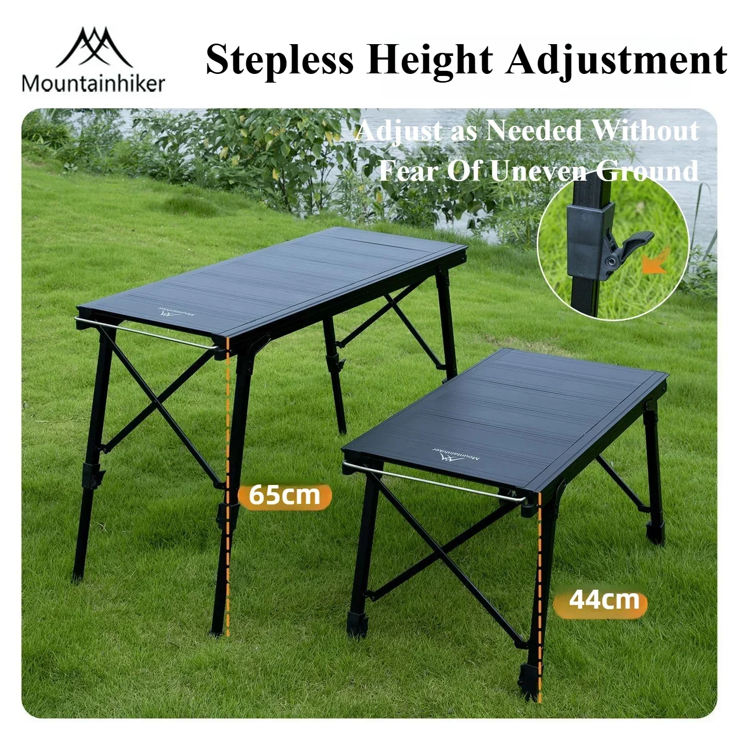 Camping Cooking Table - Mountainhiker Folding IGT Camping Lift Table