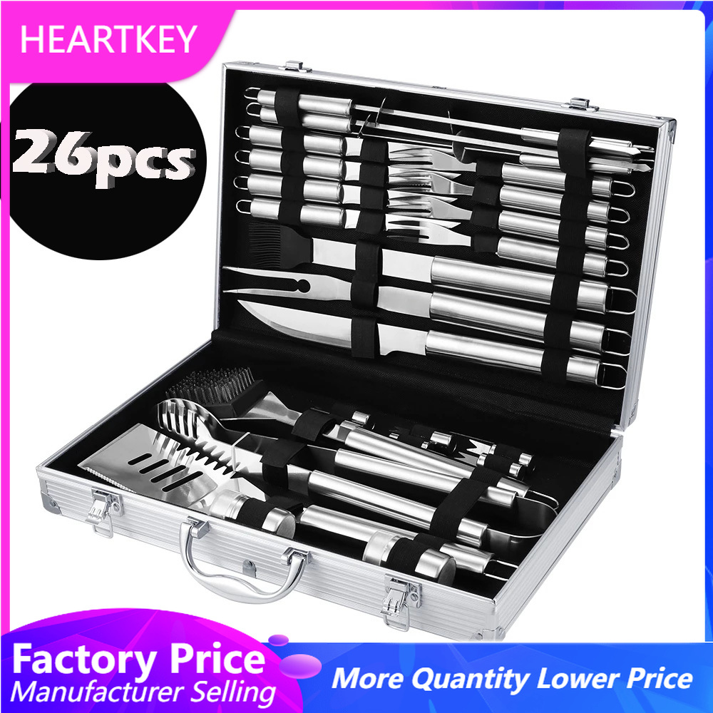 Camping Cooking Bundle - BBQ Tools Set Barbecue Grilling Utensil