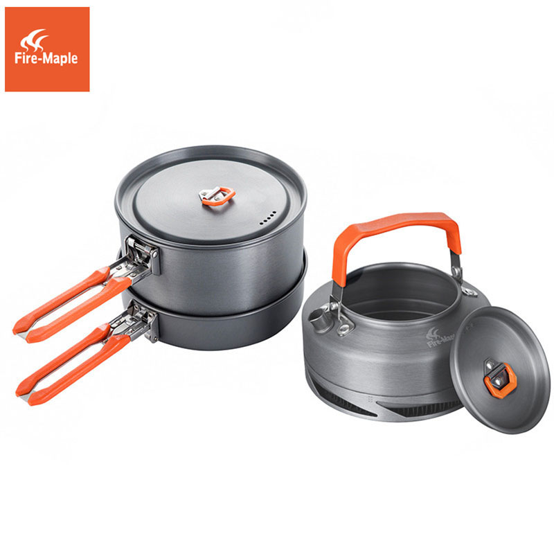 Camping Cooking Kitchen Set - Fire Maple Camping Cookware Utensils Dishes