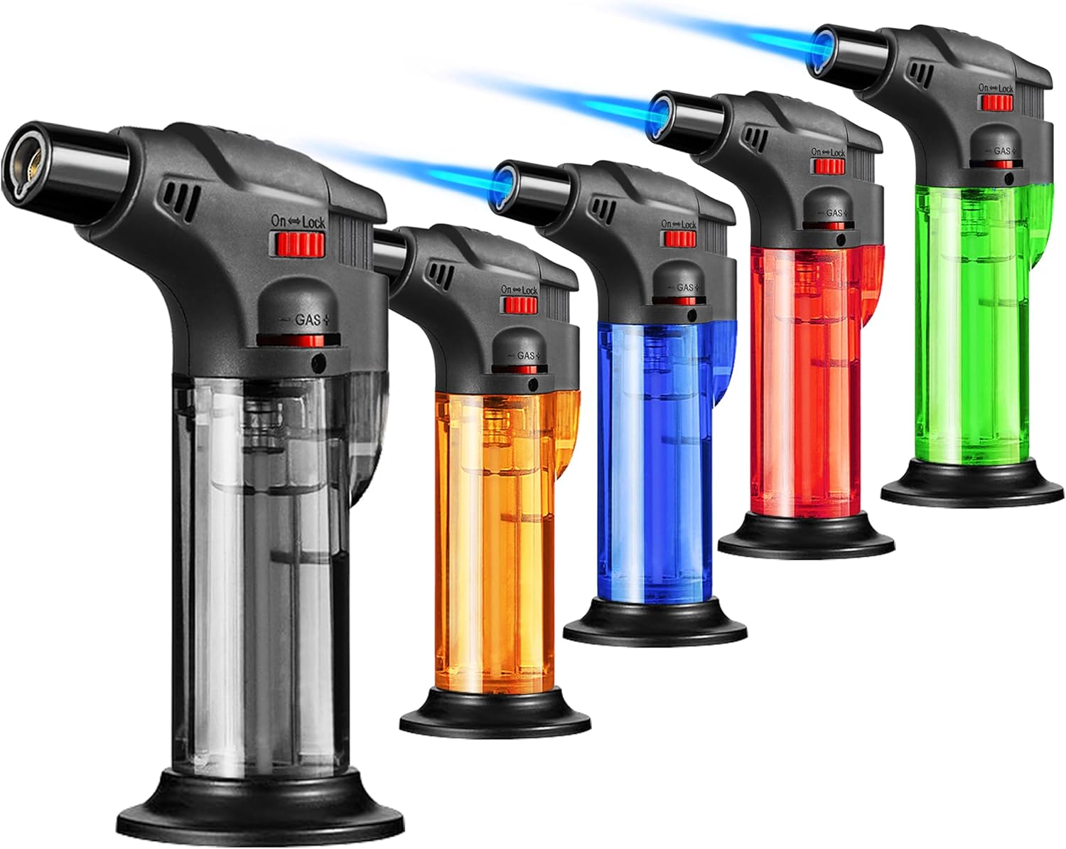 Camping Cooking Torch - Butane Refillable Jet Flame Torch Lighter