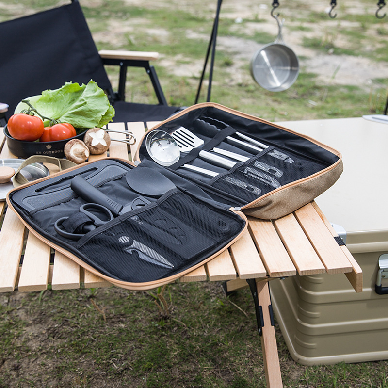 8pcs Camping Kitchen Cookware  - Camping Cooking Kits recension och pris