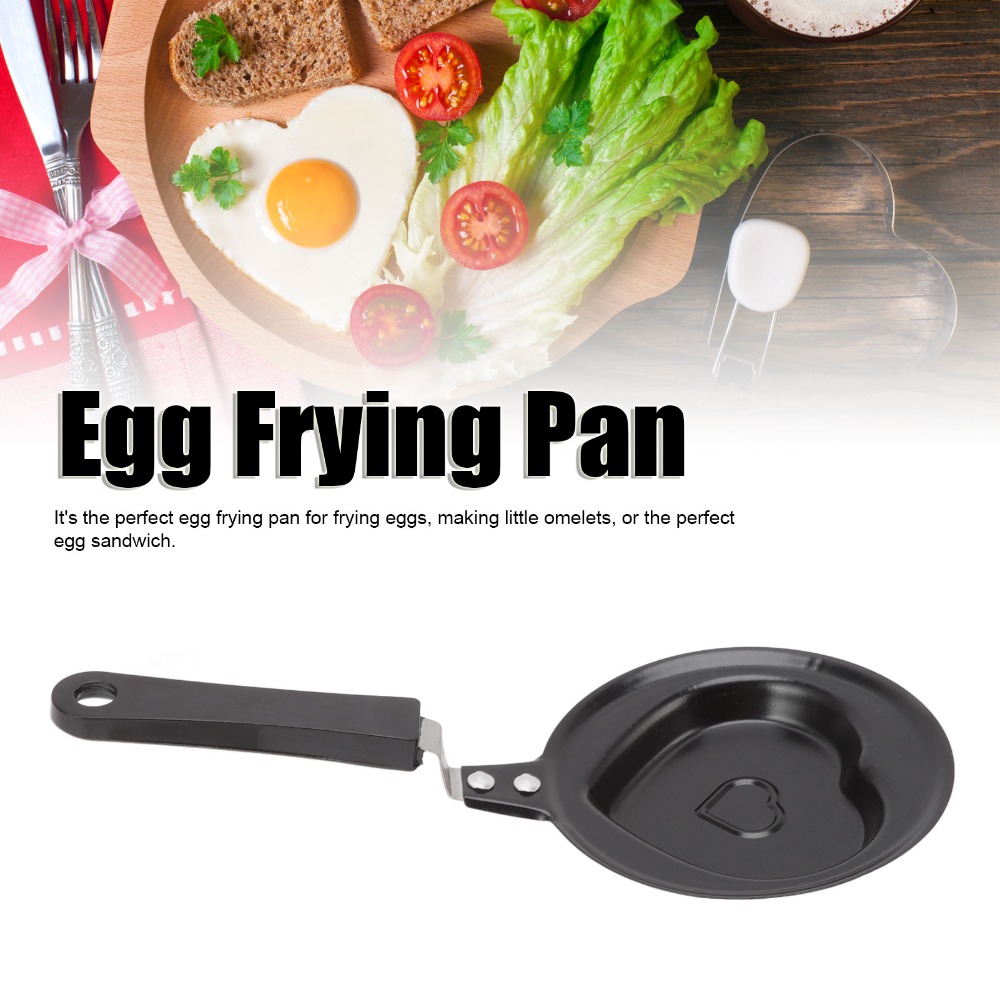 Cast Iron Mini Egg Frying Pan  - Camping Cooking Without Gas recension och pris