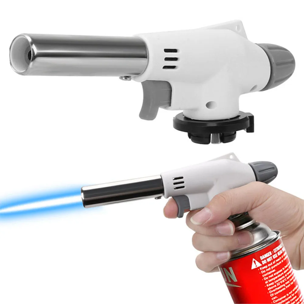 Portable Metal Flame Gun Butan - Camping Cooking Torch recension och pris