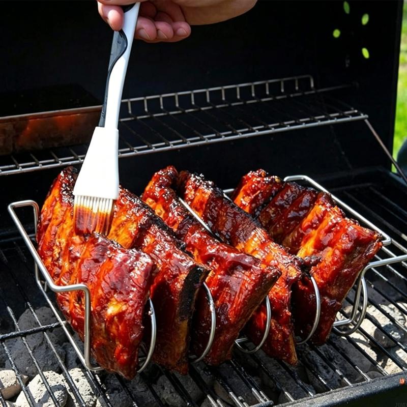 Stainless Steel Nonstick Grill - Camping Cooking Vegetables recension och pris