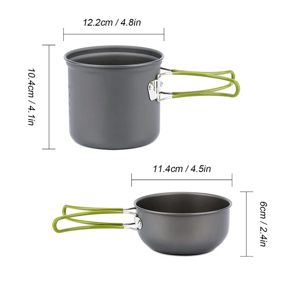 Camping Cookware Mess Kit Ultr - Camping Cooking Kitchen Set recension och pris