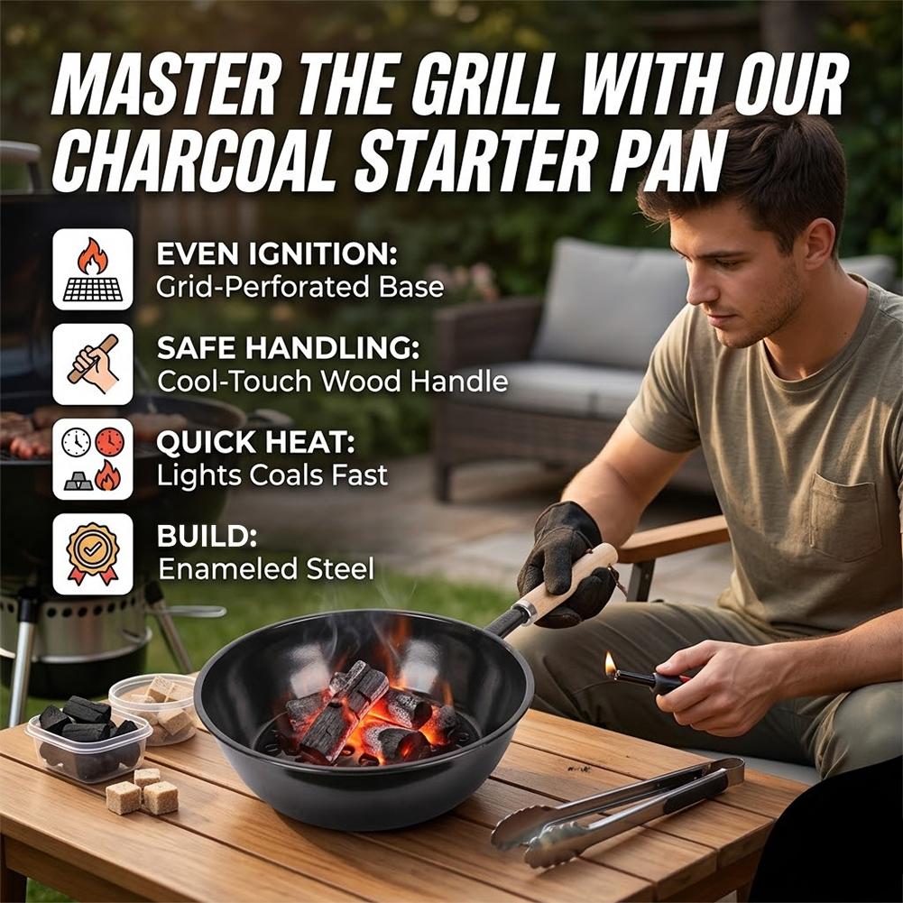 Portable Outdoor Stove Charcoa - Camping Cooking Griddle recension och pris