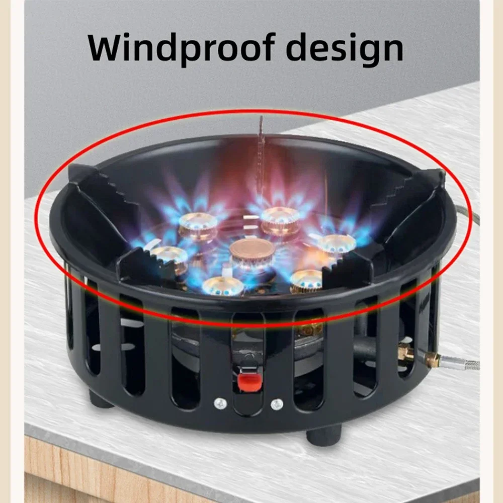 19800W 7-Core Camping Stove Hi - Camping Cooking Griddle recension och pris