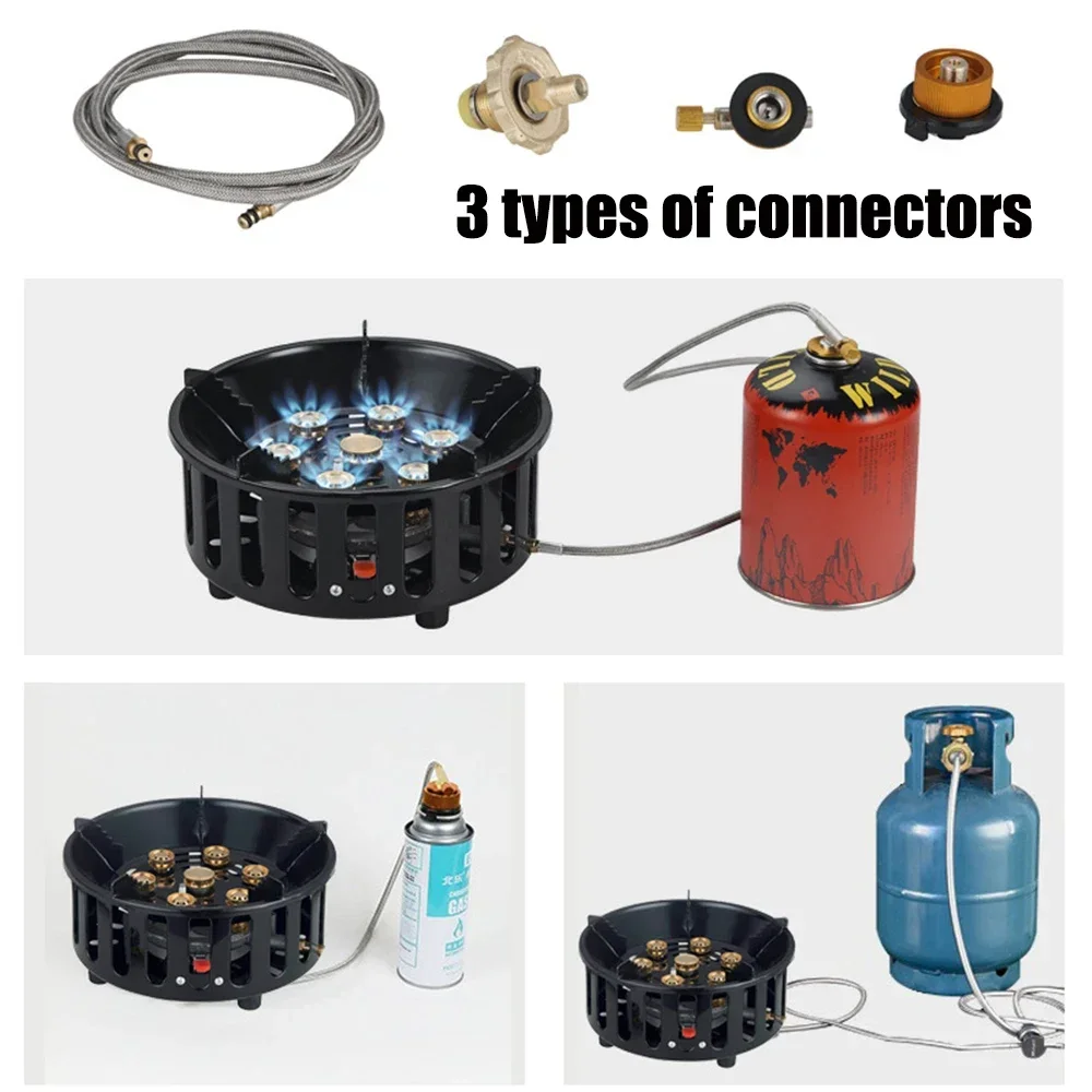 19800W 7-Core Camping Stove Hi - Camping Cooking Griddle recension och pris