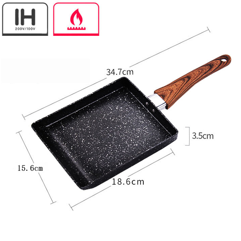 Japanese Omelette Pan Egg Roll - Camping Cooking Without Gas recension och pris