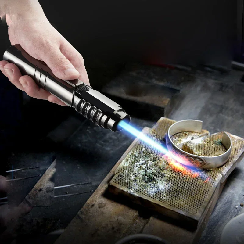 Metal Large Flame Spray Gun Bl - Camping Cooking Torch recension och pris
