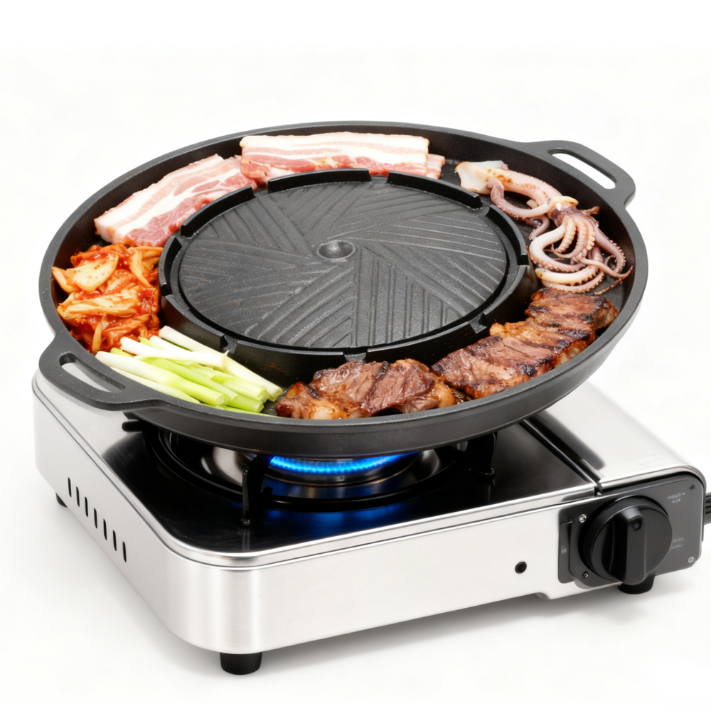 KOSUN Korean BBQ Grill Pan 2 i - Camping Cooking Appliances recension och pris