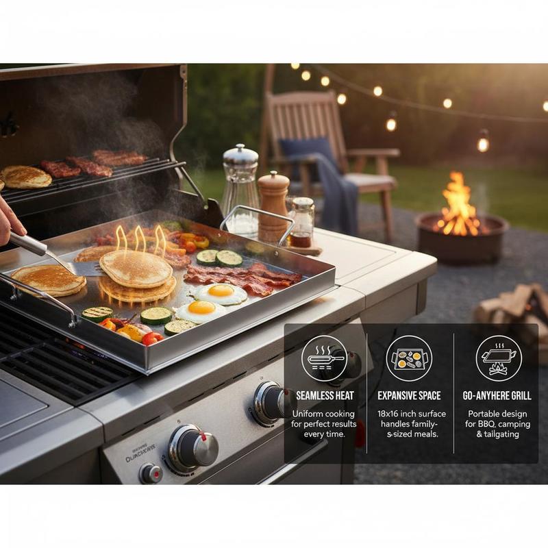 Universal Flat Top Griddle 18x - Camping Cooking Appliances recension och pris