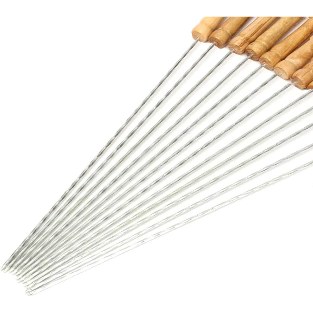 Reusable BBQ Skewers for Grill - Camping Cooking Vegetables recension och pris