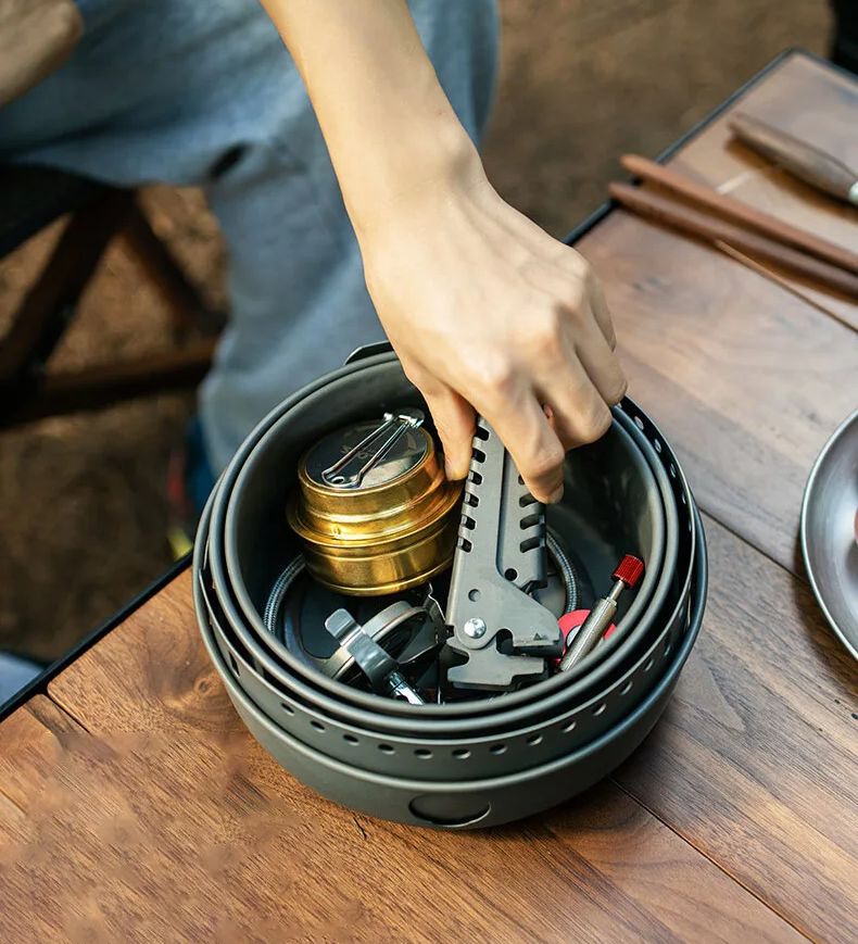 Camping Gas Stove Alcohol Stov - Camping Cooking Kits recension och pris