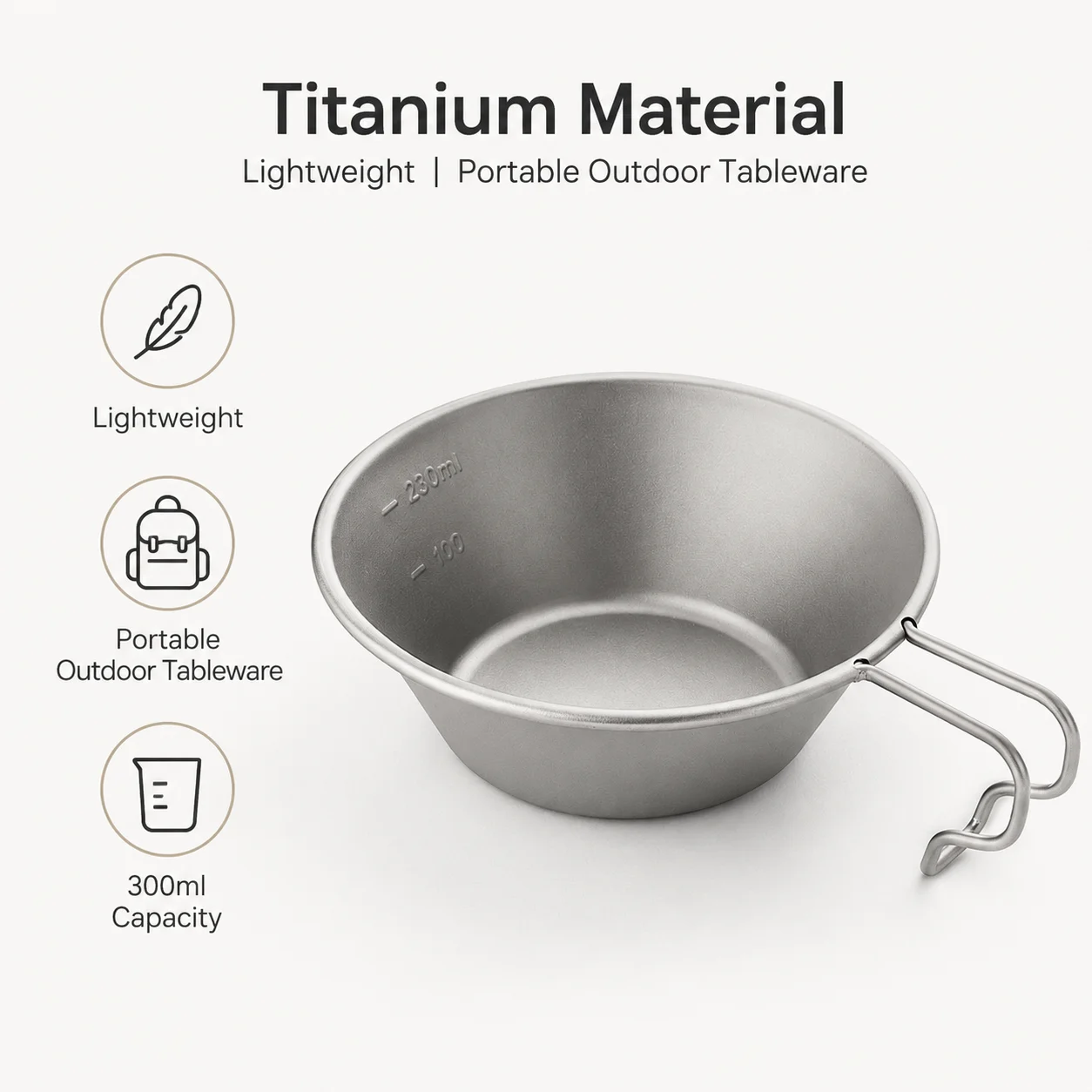 Titanium Sierra Bowl Lightweig - Camping Cooking Equipment recension och pris