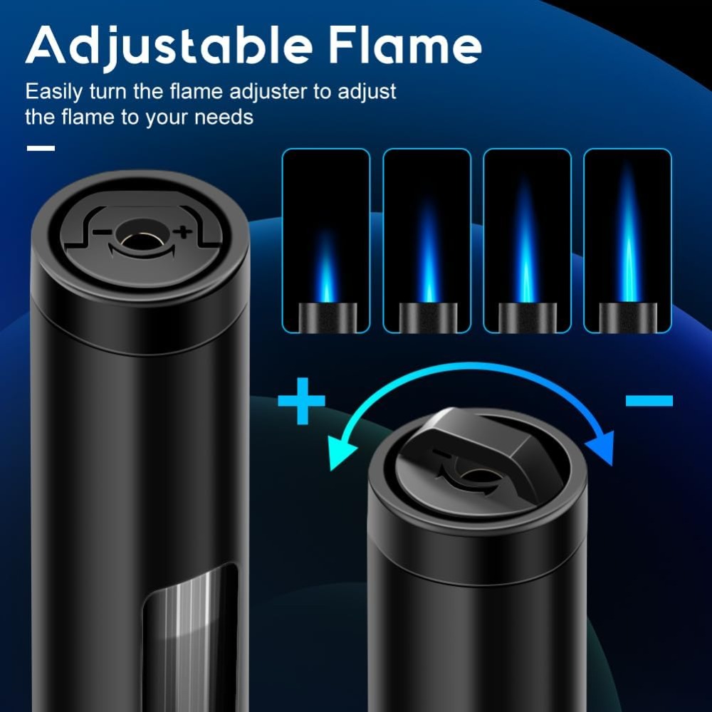 2 Pack Refillable Windproof To - Camping Cooking Torch recension och pris