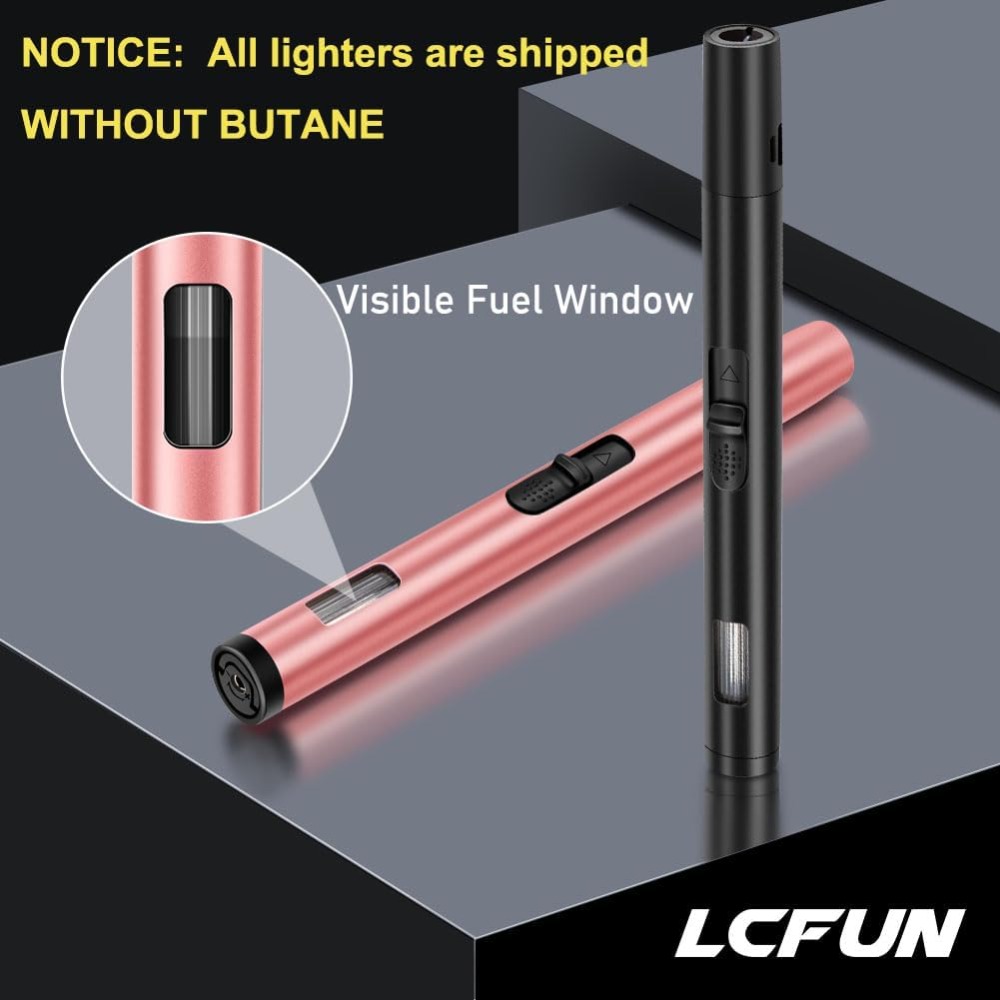 2 Pack Refillable Windproof To - Camping Cooking Torch recension och pris