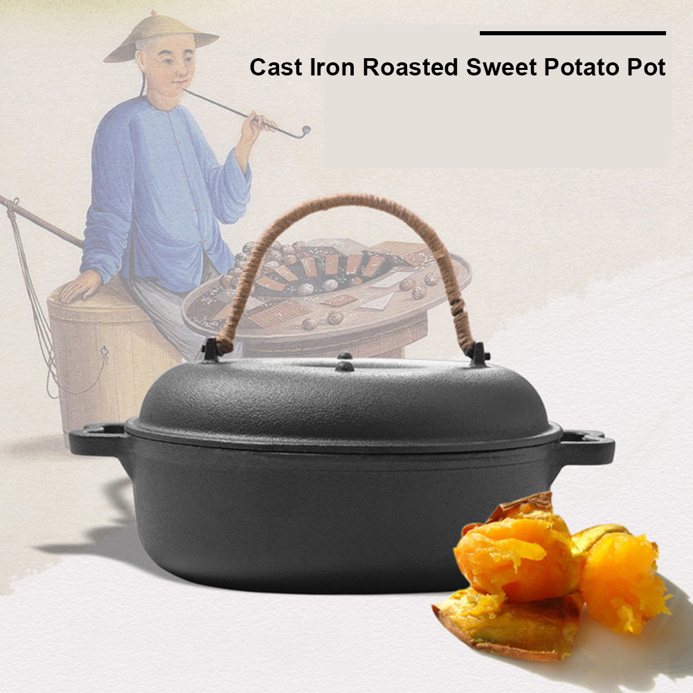 28cm Cast Iron Sweet Potato Pa - Camping Cooking Vegetables recension och pris