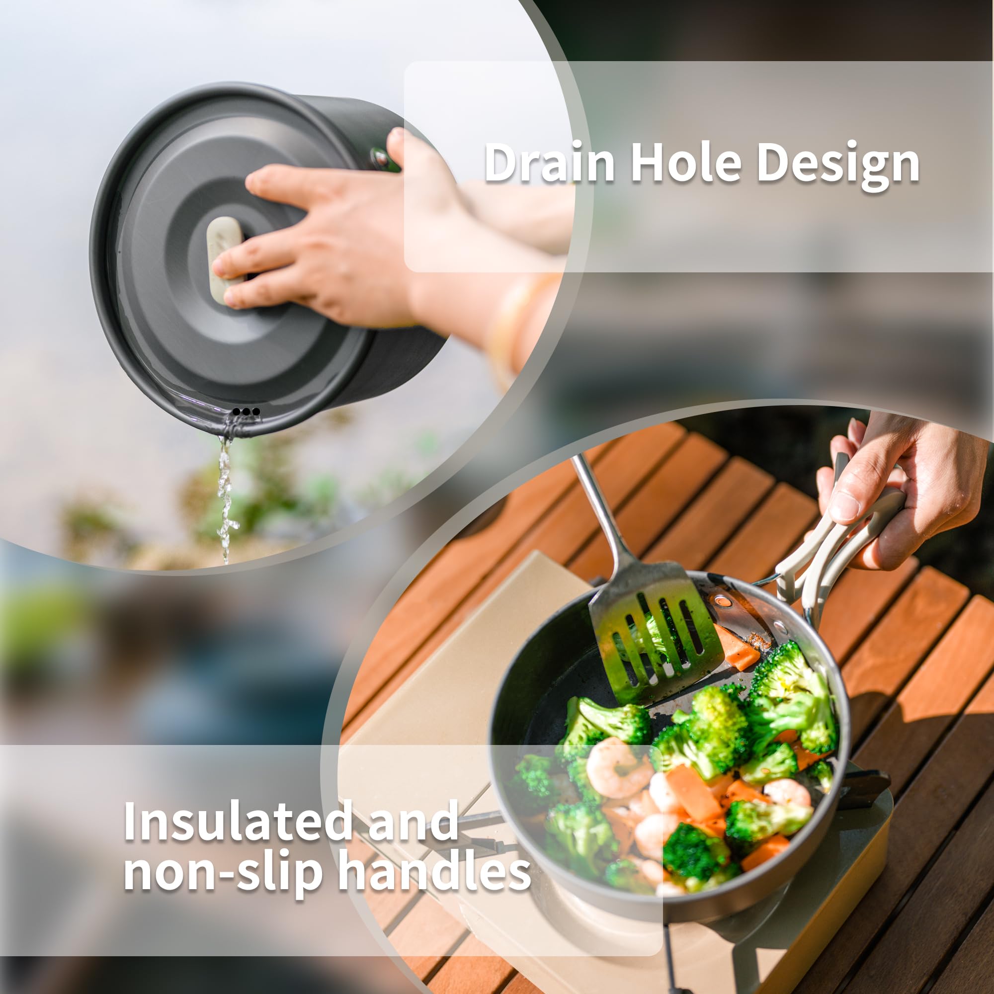 Naturehike Camping Soup Pot Co - Camping Cooking Set Large recension och pris