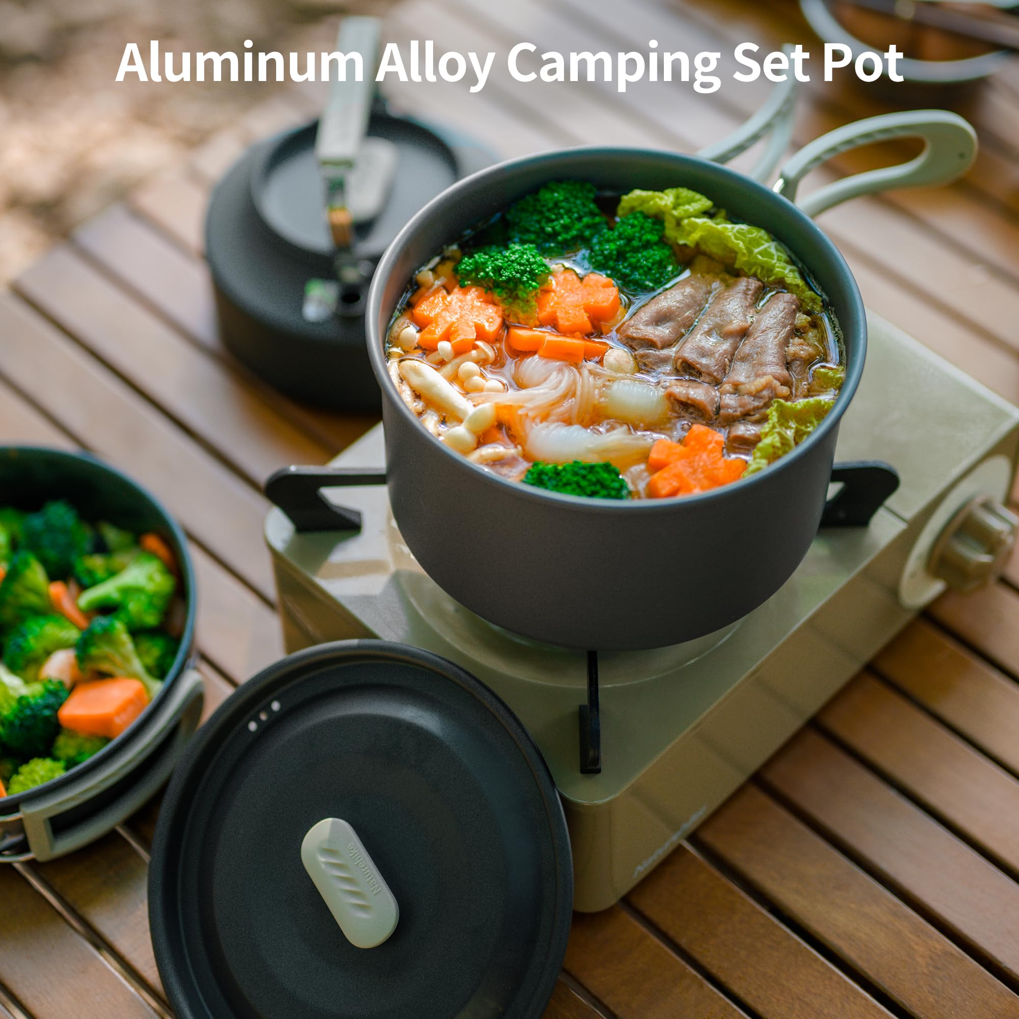 Naturehike Camping Soup Pot Co - Camping Cooking Set Large recension och pris
