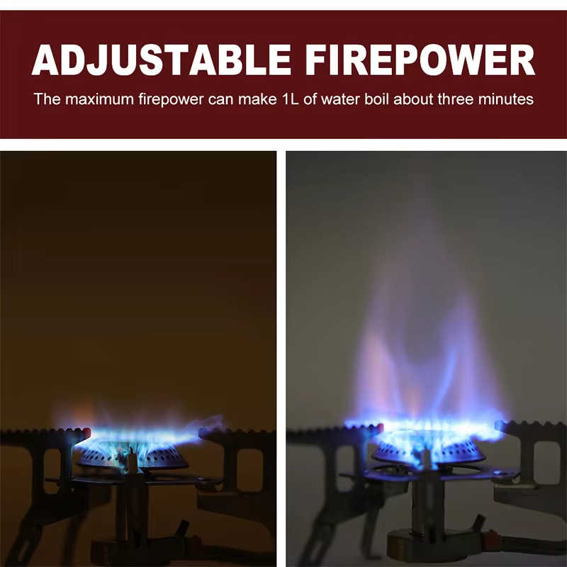Portable 3-Burner Gas Stove, F - Camping Cooking Easy recension och pris