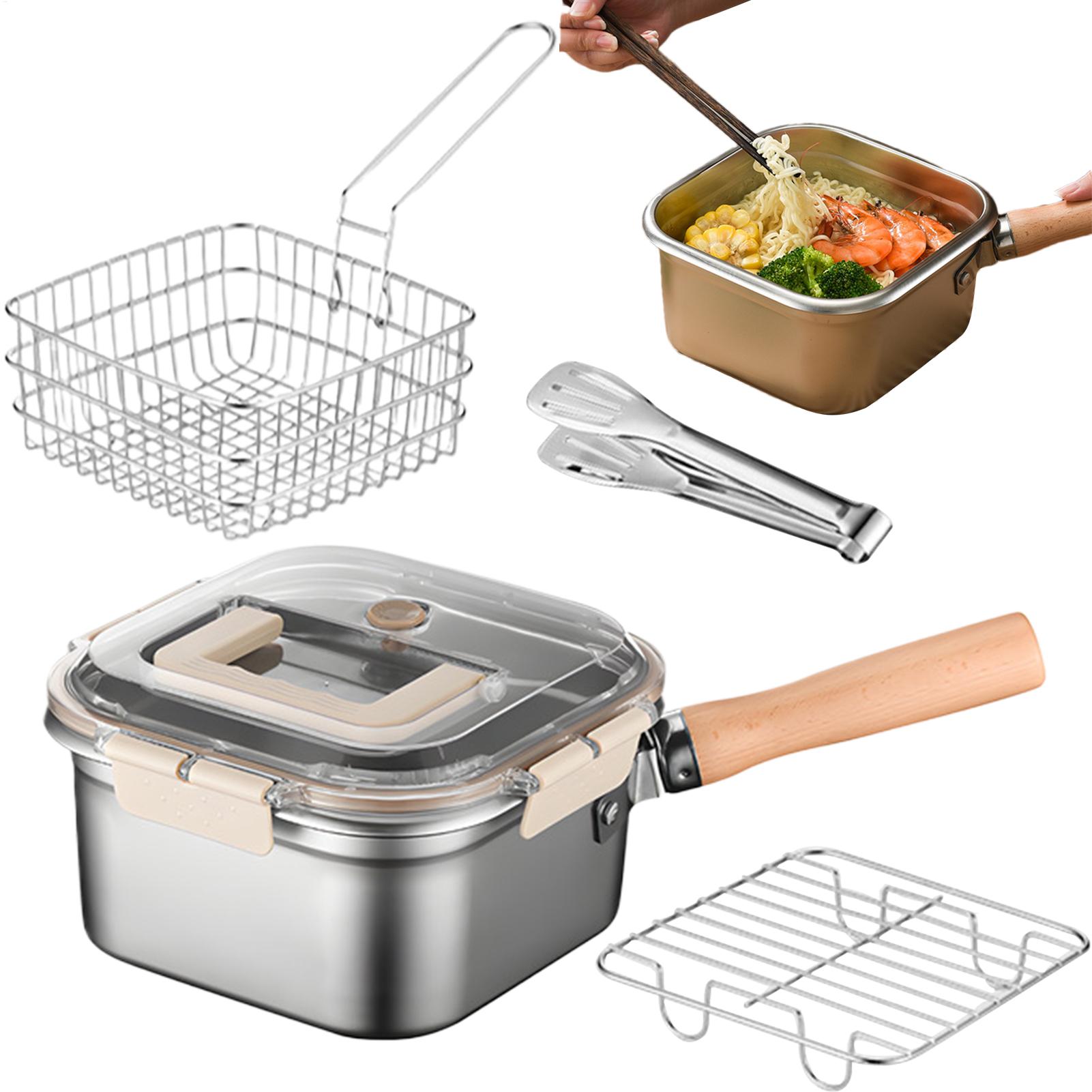 Deep Fryer Pan Set Square Camp - Camping Cooking Set Large recension och pris
