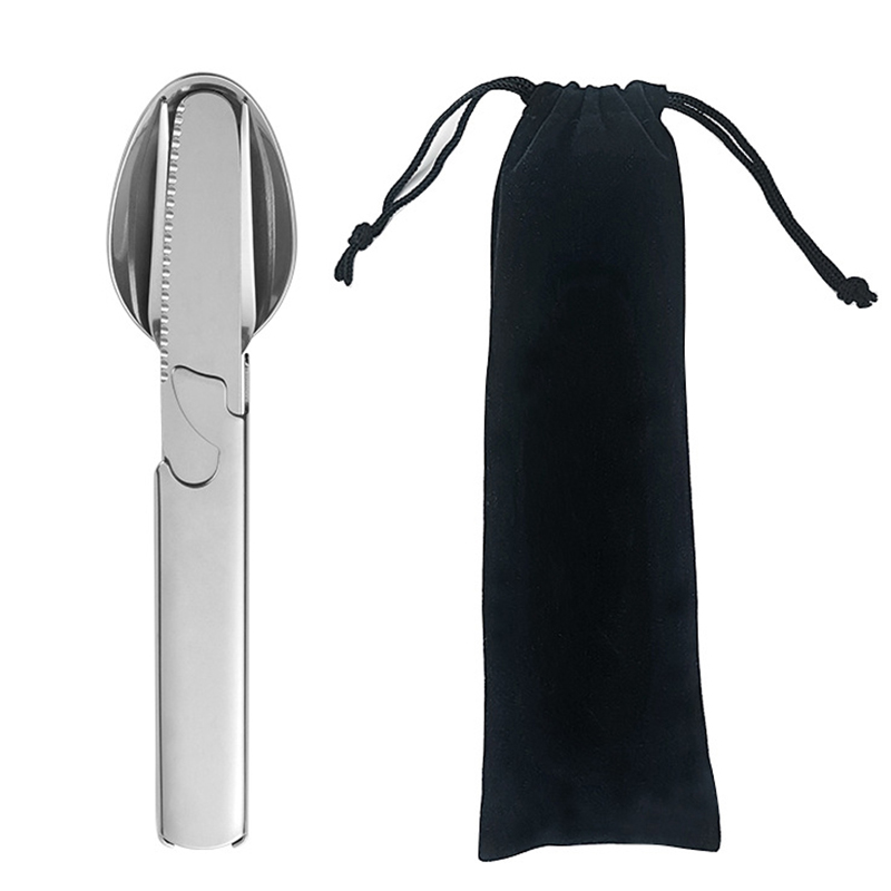 4Pcs/Set Portable Stainless St - Camping Cooking Bundle recension och pris