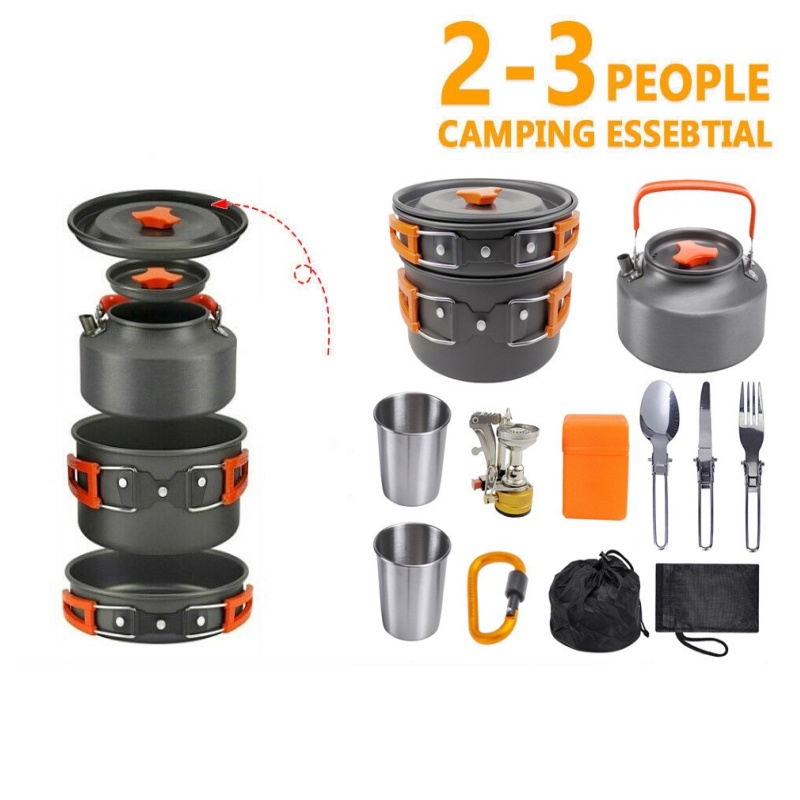 Outdoor camping cooking set ou - Camping Cooking Vegetables recension och pris