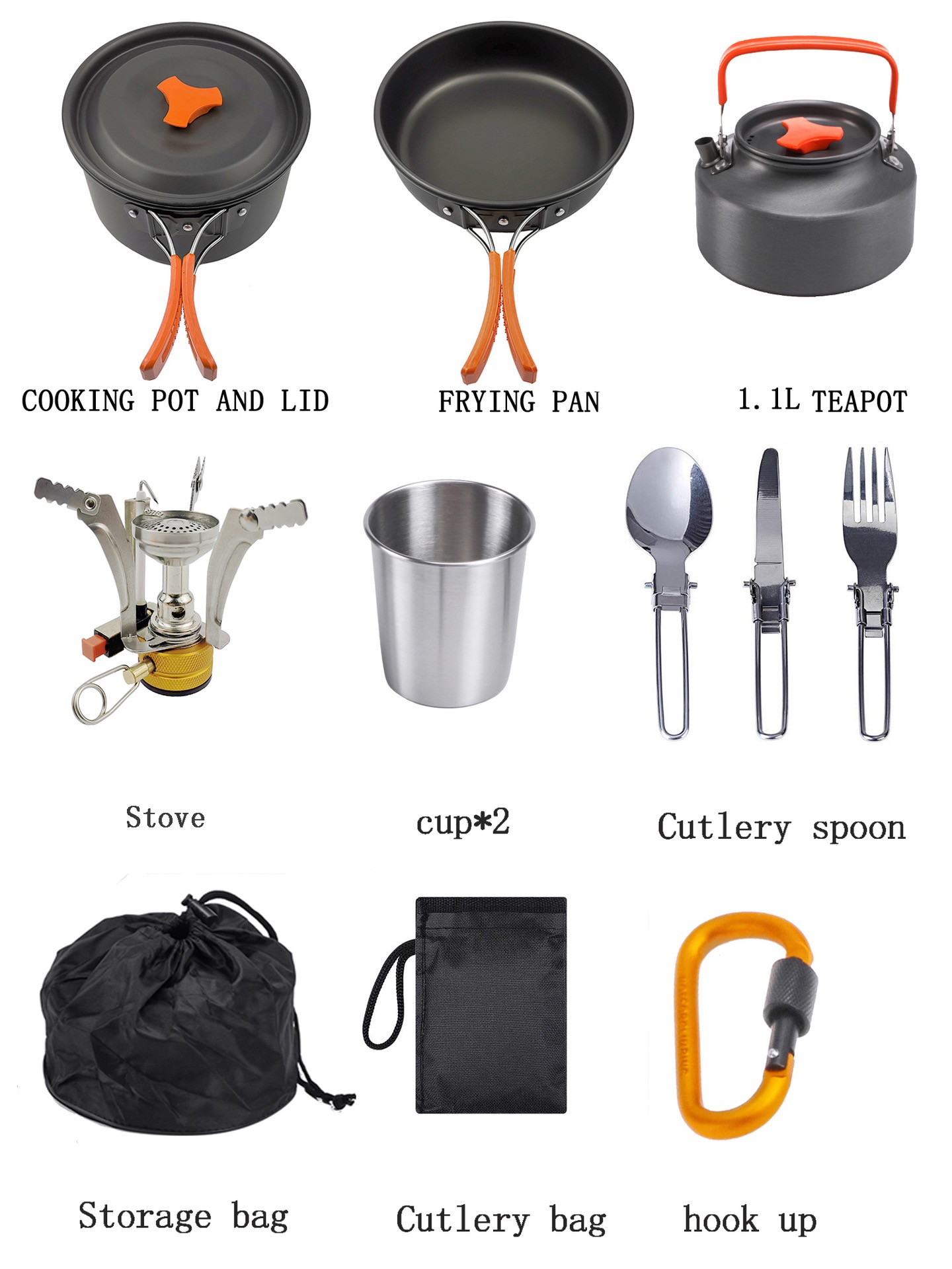 Outdoor camping cooking set ou - Camping Cooking Vegetables recension och pris