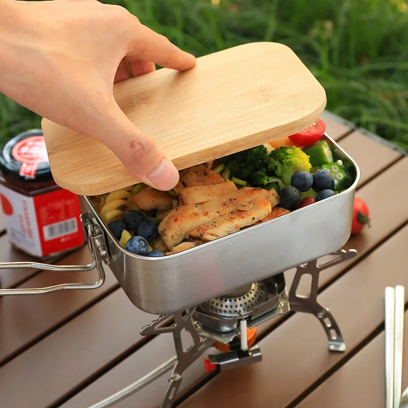 304 Stainless Steel Lunch Box  - Camp Cutting Board recension och pris