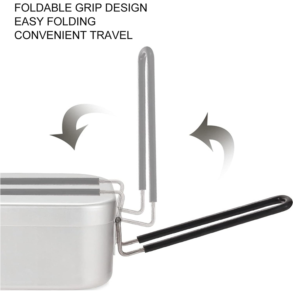 800ML Aluminum Lunch Boxes Out - Camping Cooking Kits recension och pris