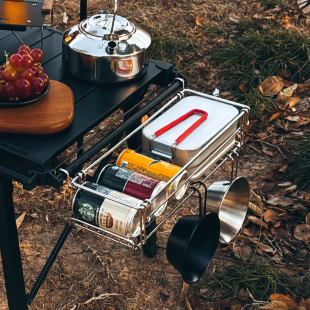 Aluminum IGT Table Side Storag - Camping Cooking Table With Storage recension och pris