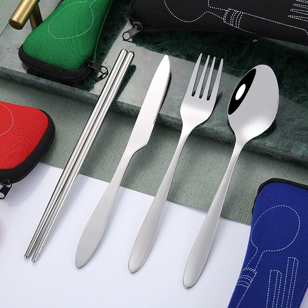 Picnic Set Tableware Washable  - Camping Cooking Utensils Kit recension och pris
