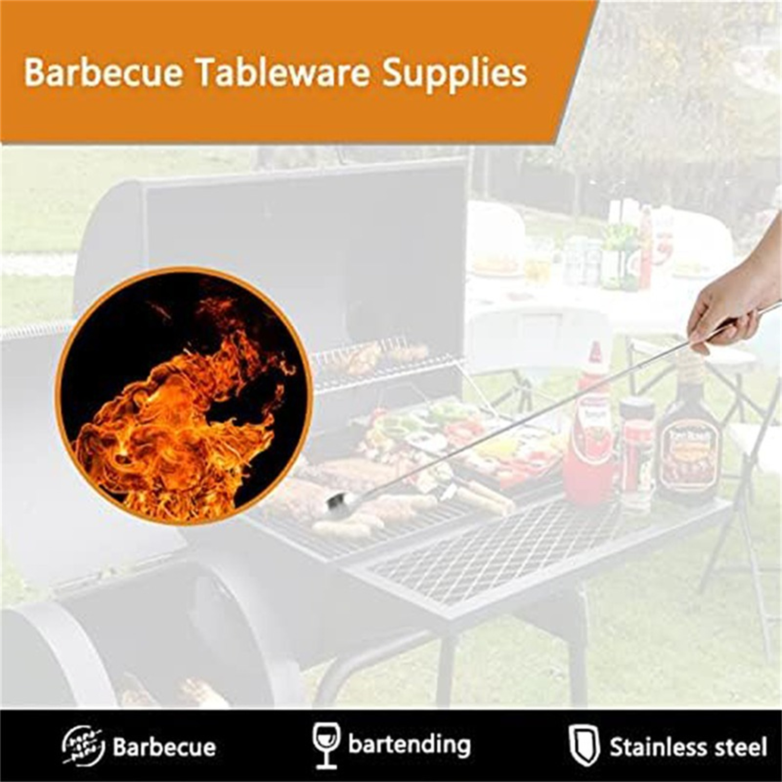 Telescopic BBQ Utensils Retrac - Camping Cooking Kitchen Set recension och pris