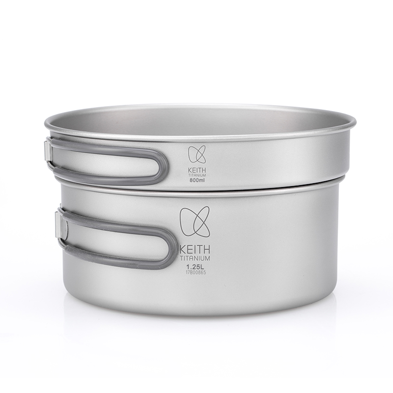 KEITH Pure Titanium 2-Piece Co - Camping Cooking Kitchen Set recension och pris