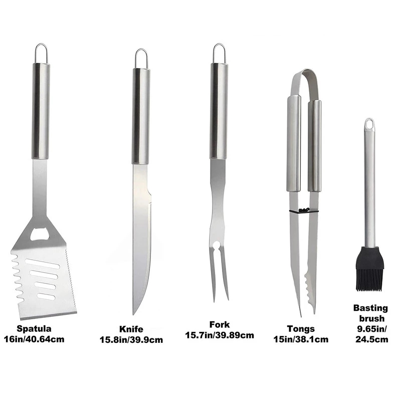 BBQ Tools Set Barbecue Grillin - Camping Cooking Bundle recension och pris
