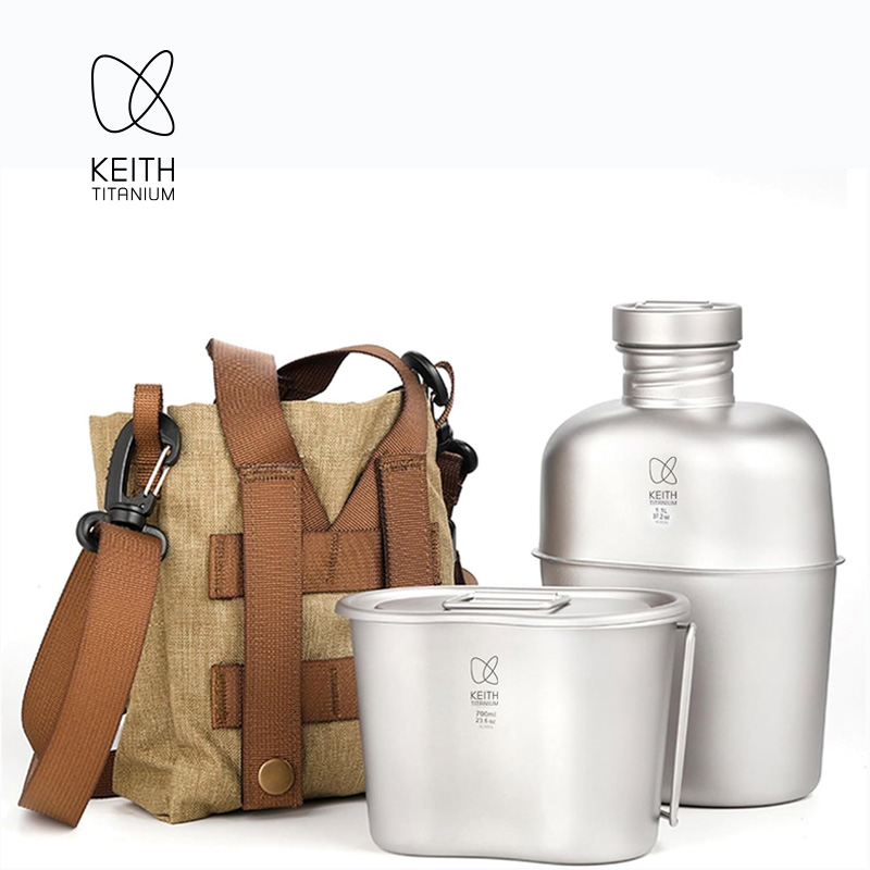 KEITH  Pure Titanium Canteen M - Camping Cooking Kits recension och pris
