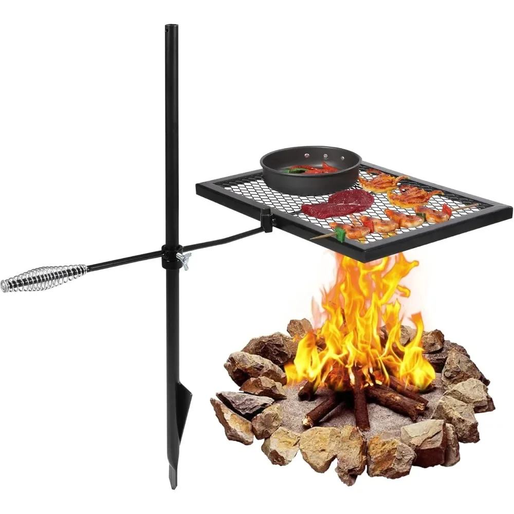 %a Swivel Campfire Grill Heavy - Camping Cooking Over Fire recension och pris