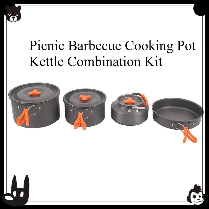 Portable Outdoor Cookware Set  - Camping Cooking Kits recension och pris