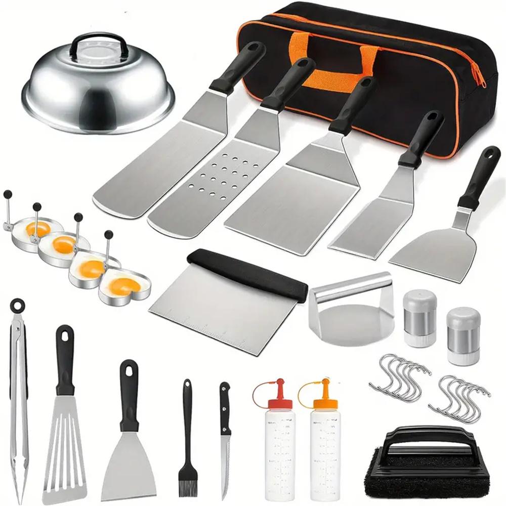 33Pcs Flat Top Griddle Accesso - Camping Cooking Set Large recension och pris