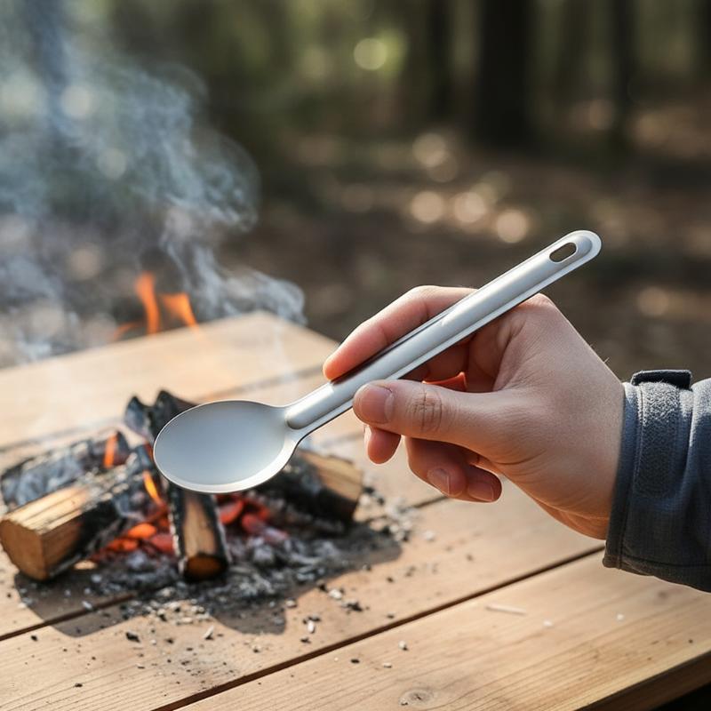 Portable Titanium Long Handle  - Camping Cooking Bundle recension och pris
