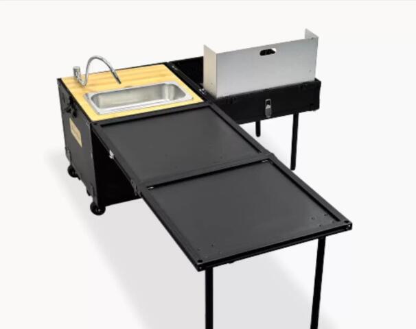 Outdoor movable kitchen Cookin - Camping Cooking Table With Storage recension och pris