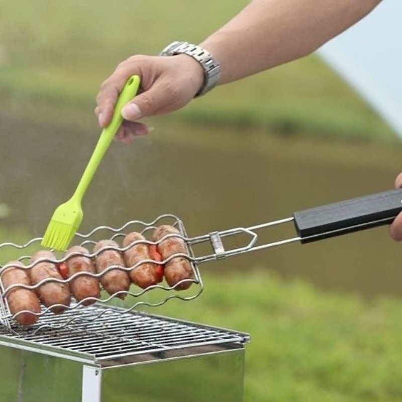 Portable Camping BBQ Grill Com - Camping Cooking Easy recension och pris