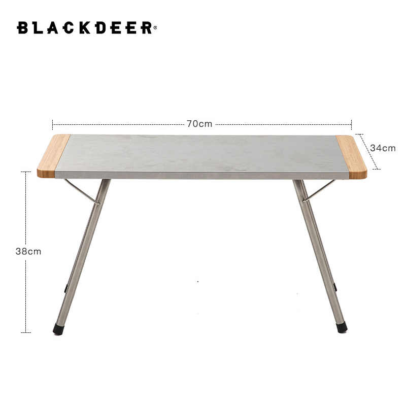 Bamboo Stainless Steel Folding - Camping Cooking Table recension och pris