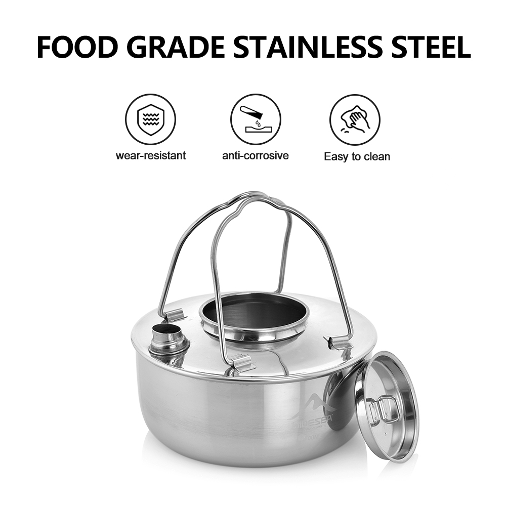 Widesea Camping Outdoor 1.7L S - Camping Cooking Kits recension och pris